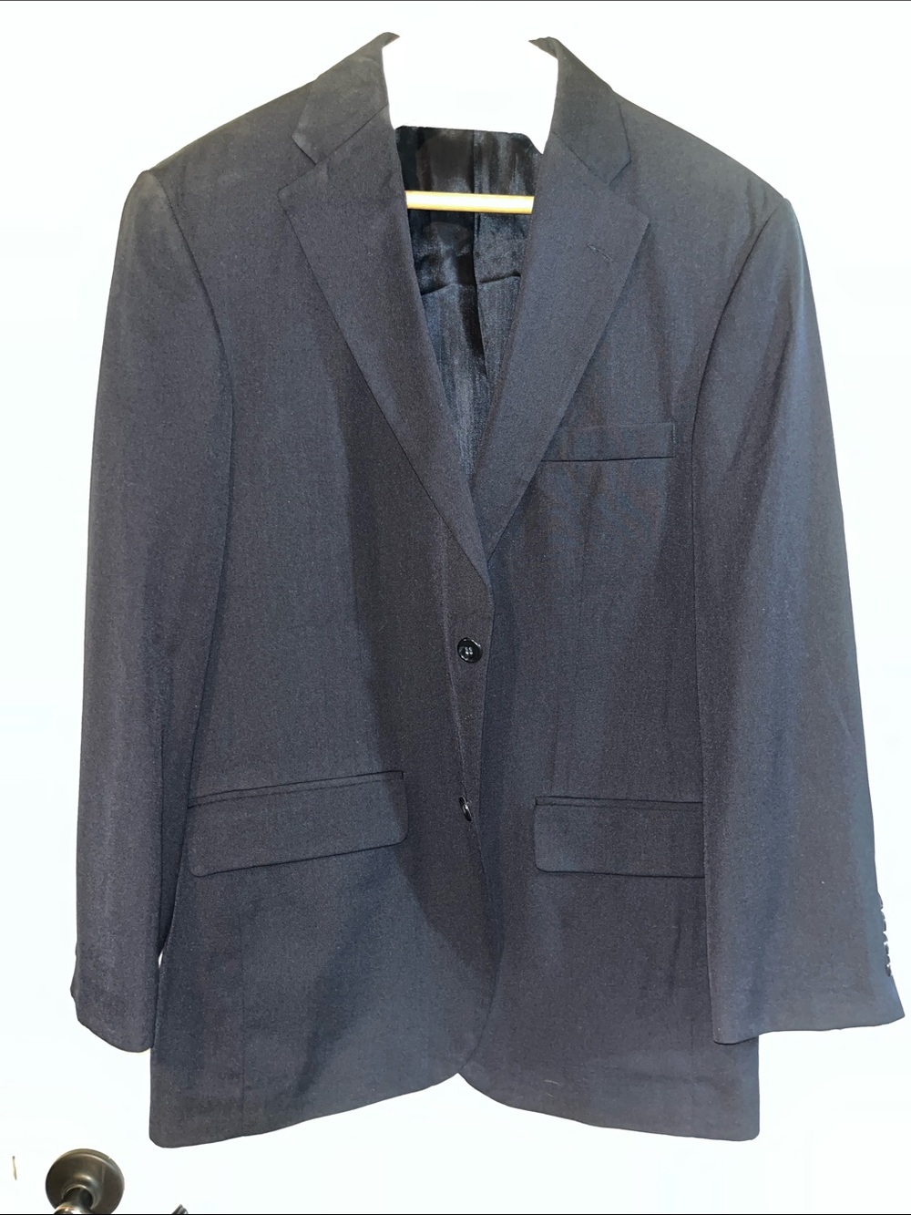 Haggar Men's Black Two-Button Sport Coat